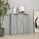Dressoir met bewerkt hout voor moderne en praktische interieurstijl - Grijs sonoma / 1 - Dressoirs & buffetkasten