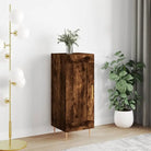 Dressoir met metalen poten en bewerkt hout voor een tijdloze uitstraling - Gerookt eiken / 1 - Dressoirs & buffetkasten