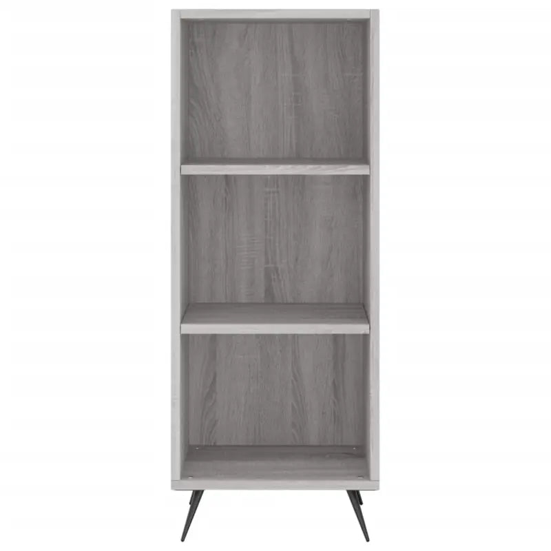 Dressoir met metalen poten in Grijs Sonoma Eiken stijl - Dressoirs & buffetkasten