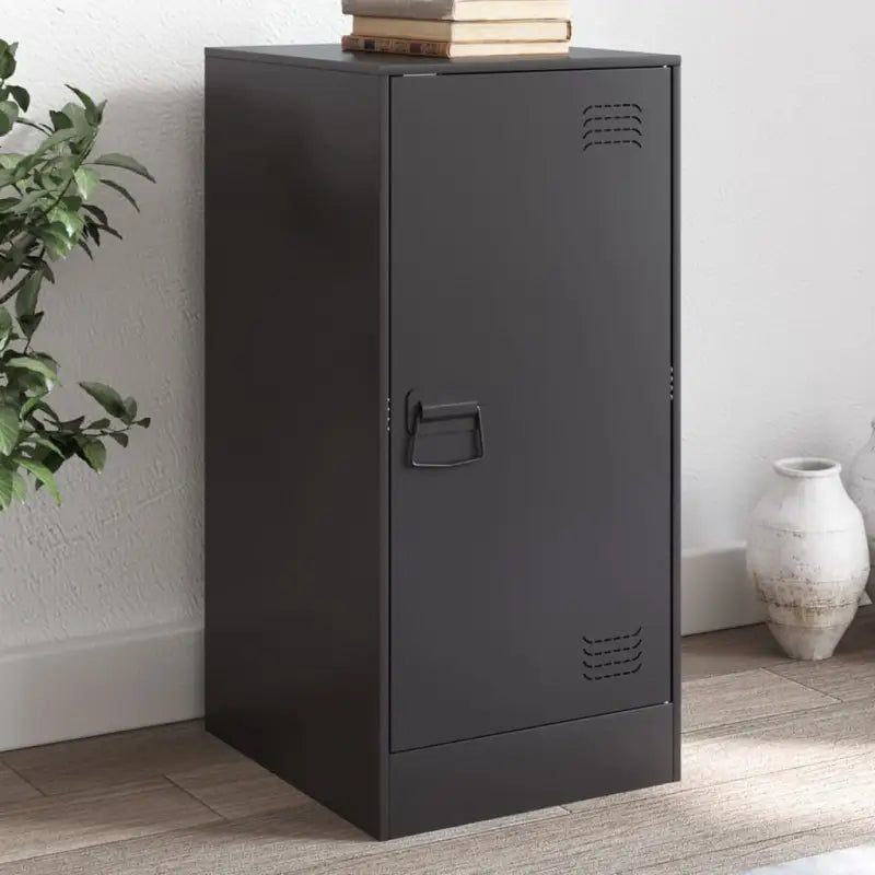 Dressoir met stabiel frame van koudgewalst staal netjes en trendy - Zwart / 1 - Dressoirs & buffetkasten