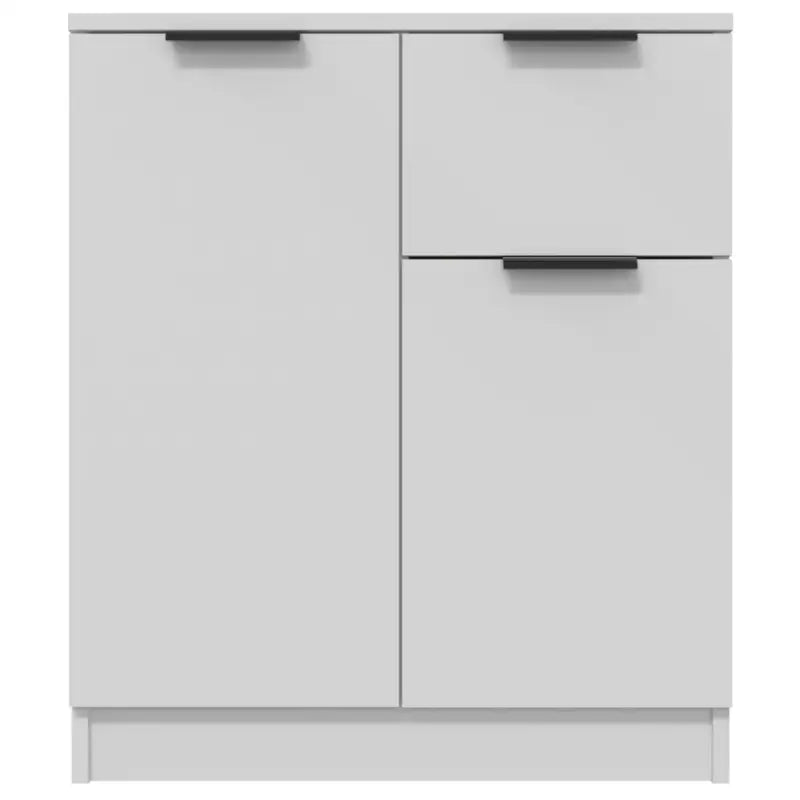 Dressoir met stevig blad en bewerkt hout voor een minimalistisch interieur - Wit / 1 - Dressoirs & buffetkasten
