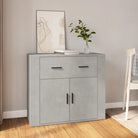 Dressoir van bewerkt hout dat aan al je wensen voldoet - Betongrijs / 1 - Dressoirs & buffetkasten