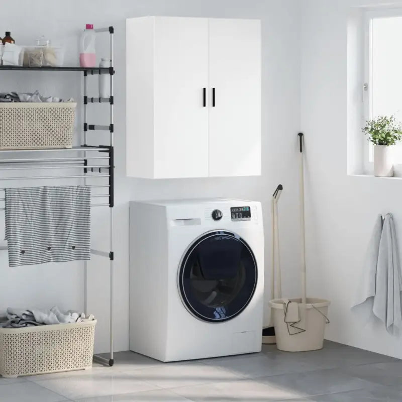 Dressoir van bewerkt hout met elegant en duurzaam ontwerp - Wit / 1 - Dressoirs & buffetkasten