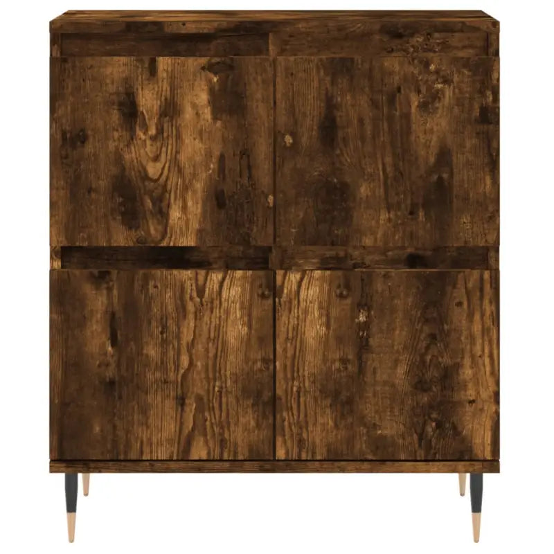 Dressoir van bewerkt hout met ijzeren poten voor een tijdloze uitstraling - Dressoirs & buffetkasten