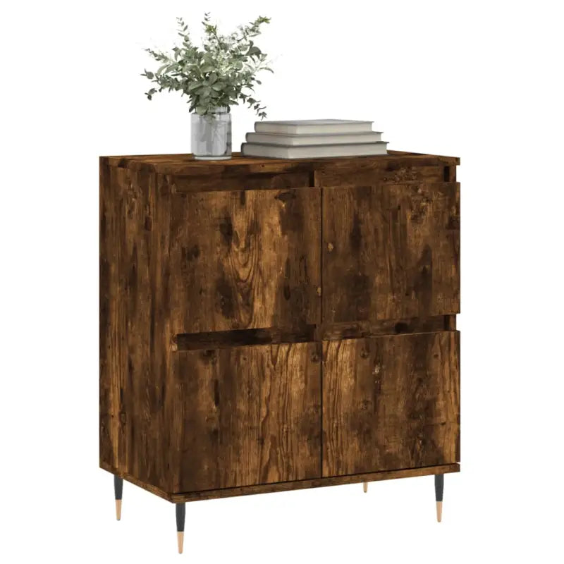 Dressoir van bewerkt hout met ijzeren poten voor een tijdloze uitstraling - Dressoirs & buffetkasten