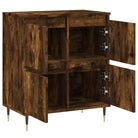 Dressoir van bewerkt hout met ijzeren poten voor een tijdloze uitstraling - Dressoirs & buffetkasten