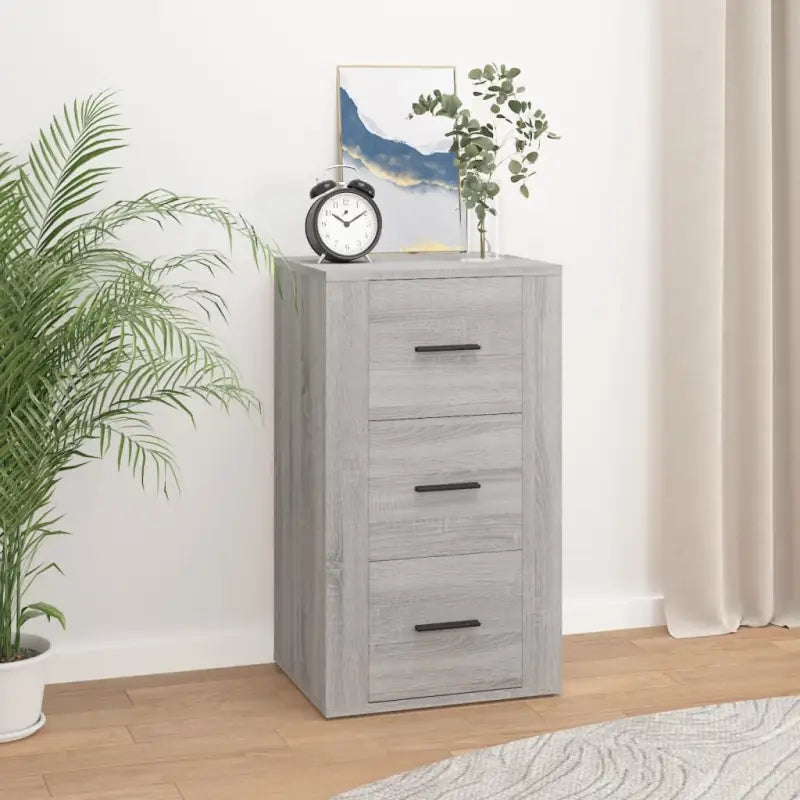 Dressoir van bewerkt hout voor een praktische en duurzame kameraanvulling - Grijs sonoma / 1 - Dressoirs & buffetkasten