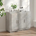Dressoir van bewerkt hout voor gemakkelijke schoonmaak en stijlvolle opslag - Betongrijs / 1 - Dressoirs & buffetkasten