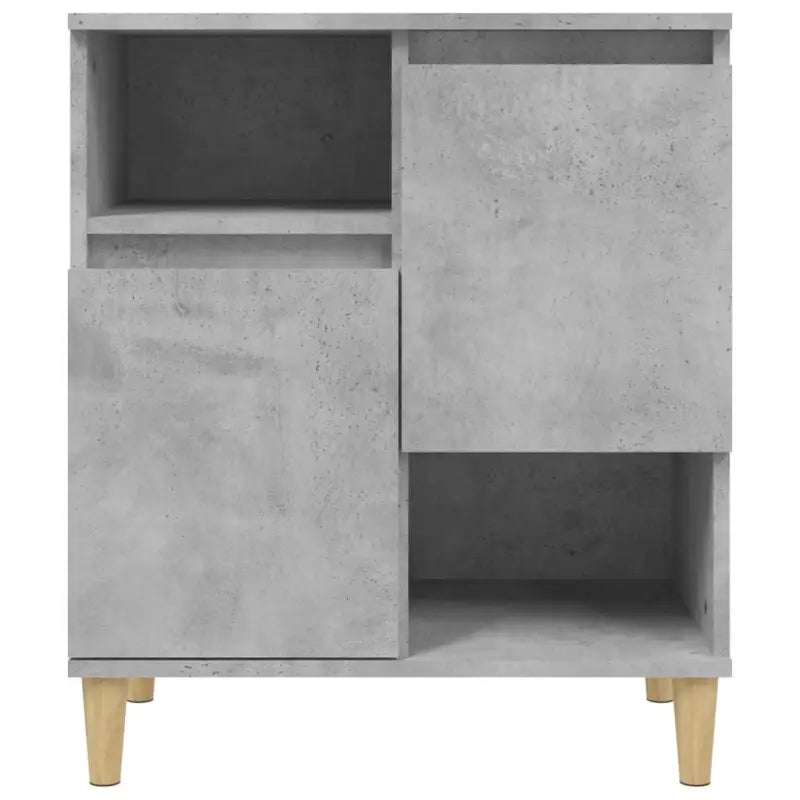 Dressoir van massief eucalyptushout met bewerkt hout en trendy design - Dressoirs & buffetkasten