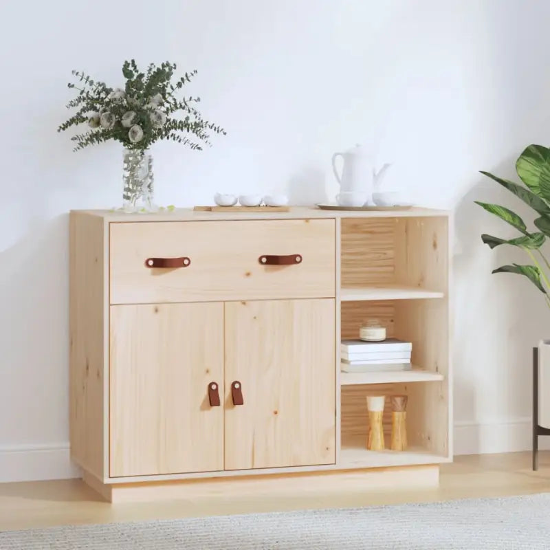 Dressoir van massief grenenhout voor een natuurlijke kamer uitstraling - Dressoirs & buffetkasten
