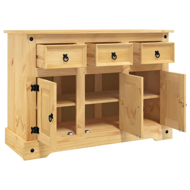Dressoir van massief grenenhout voor opbergruimte en woonkamerdecoratie - Dressoirs & buffetkasten