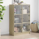 Dressoirs en buffetkasten die boekenkast biedt voor moderne opbergruimte - Sonoma eiken / 1 / 68 cm - Dressoirs &