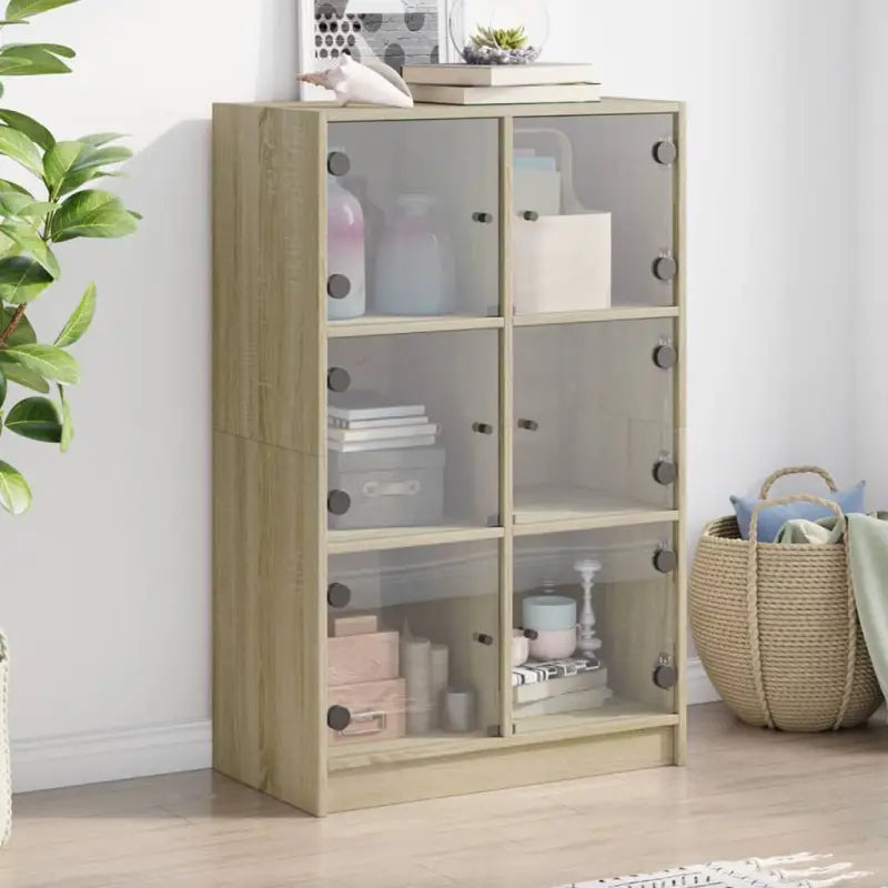 Dressoirs en buffetkasten die boekenkast biedt voor moderne opbergruimte - Sonoma eiken / 1 / 68 cm - Dressoirs &