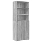 Dressoirs en buffetkasten in grijs sonoma bewerkt hout voor extra opbergruimte - Dressoirs & buffetkasten