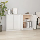 Dressoirs en buffetkasten van bewerkt hout gemakkelijk schoon te maken - Hoogglans wit / 2 - Dressoirs & buffetkasten