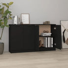 Dressoirs en buffetkasten van bewerkt hout gemakkelijk schoon te maken - Zwart / 2 - Dressoirs & buffetkasten