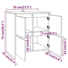 Dressoirs en buffetkasten van bewerkt hout met afmetingen op maat - Dressoirs & buffetkasten