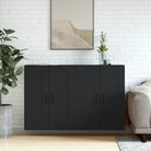 Dressoirs en buffetkasten van bewerkt hout met extra opbergruimte - Zwart / 2 / Metaal zwart - Dressoirs & buffetkasten