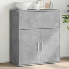 Dressoirs en buffetkasten van bewerkt hout met modern design - Betongrijs / 1 - Dressoirs & buffetkasten