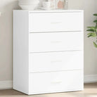 Dressoirs en buffetkasten van bewerkt hout met trendy design - Wit / 1 - Dressoirs & buffetkasten