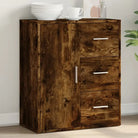 Dressoirs en buffetkasten van bewerkt hout met trendy en duurzaam design - Gerookt eiken / 1 - Dressoirs & buffetkasten