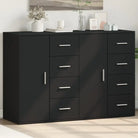 Dressoirs en buffetkasten van bewerkt hout met trendy en praktische ontwerp - Zwart / 1 - Dressoirs & buffetkasten