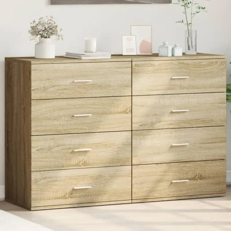 Dressoirs en buffetkasten van bewerkt hout met trendy en praktische design - Sonoma eiken / 1 - Dressoirs & buffetkasten