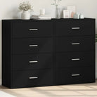 Dressoirs en buffetkasten van bewerkt hout voor een trendy en stevige uitstraling - Zwart / 1 - Dressoirs & buffetkasten