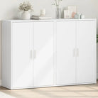 Dressoirs en buffetkasten van bewerkt hout voor een trendy en stevige uitstraling - Wit / 1 - Dressoirs & buffetkasten