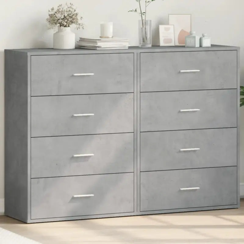 Dressoirs en buffetkasten van bewerkt hout voor een trendy en stevige uitstraling - Betongrijs / 1 - Dressoirs &