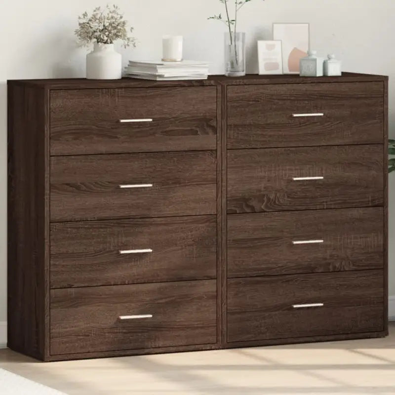 Dressoirs en buffetkasten van bewerkt hout voor een trendy en stevige uitstraling - bruin eikenkleur / 1 - Dressoirs &