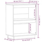 Dressoirs en buffetkasten van massief grenenhout voor elke ruimte - Dressoirs & buffetkasten