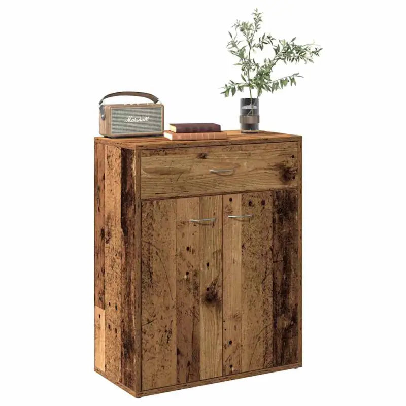 Dressoirs met bewerkt hout voor een minimalistische uitstraling - Oud hout / 1 - Dressoirs & buffetkasten