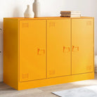 Dressoirs met koudgewalst staal voor een trendy en stevige uitstraling - Mosterdgeel / 1 - Dressoirs & buffetkasten