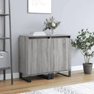 Dressoirs met metalen poten van bewerkt hout voor een tijdloze uitstraling - Grijs sonoma / 2 - Dressoirs & buffetkasten