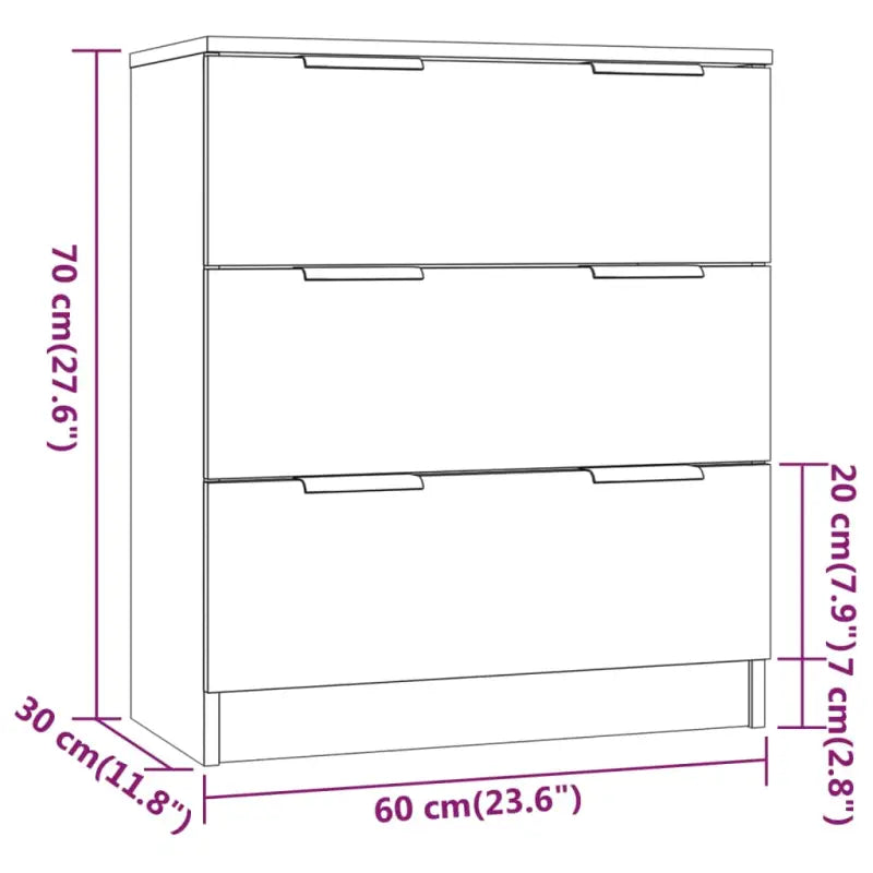 Dressoirs van bewerkt hout gemakkelijk schoon minimalistische uitstraling - Dressoirs & buffetkasten