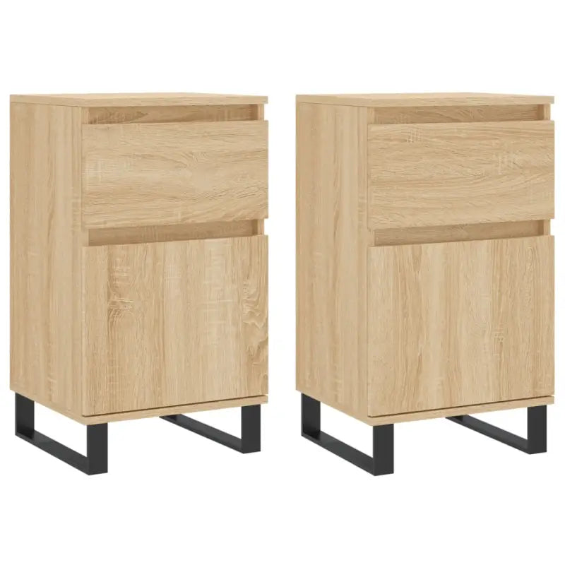 Dressoirs van bewerkt hout met ijzeren poten voor een tijdloze uitstraling - Dressoirs & buffetkasten