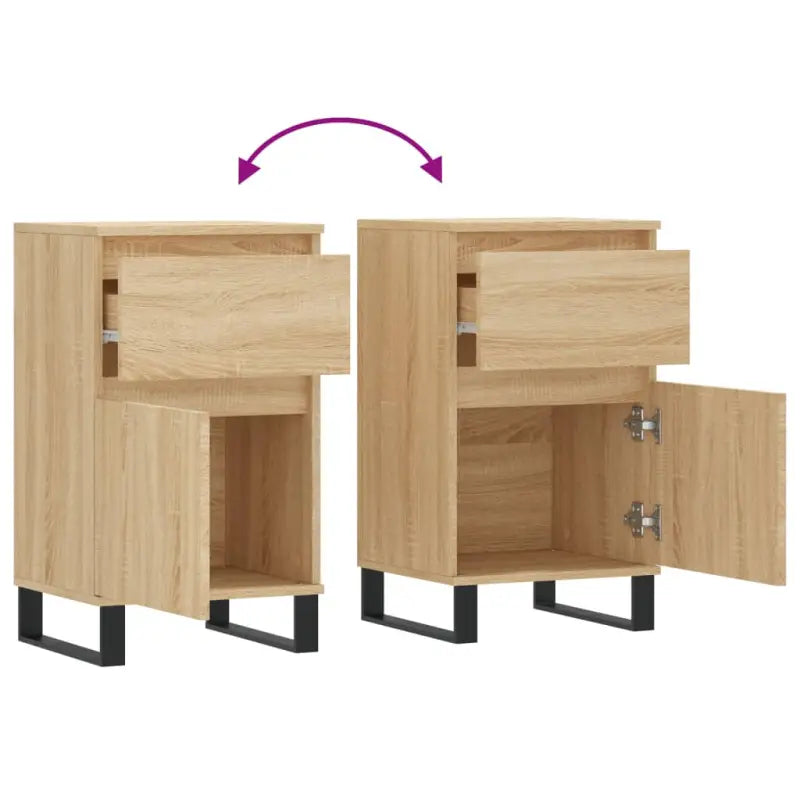 Dressoirs van bewerkt hout met ijzeren poten voor een tijdloze uitstraling - Dressoirs & buffetkasten