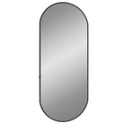 Duidelijke weerspiegeling wandspiegel met minimalistisch PVC frame - Spiegels