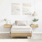 Duurzaam bedframe met multiplex lattenbodem voor een goede nachtrust - artisian oak / 100 x 200 cm - Bedden & bedframes