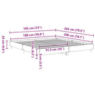 Duurzaam bedframe met multiplex lattenbodem voor een goede nachtrust - Bedden & bedframes