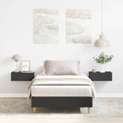 Duurzaam bedframe met multiplex lattenbodem voor een goede nachtrust - Zwart / 90 x 190 cm - Bedden & bedframes