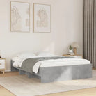 Duurzaam bedframe van bewerkt hout voor een goede nachtrust - Betongrijs / 120 x 200 cm - Bedden & bedframes