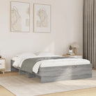 Duurzaam bedframe van bewerkt hout voor een goede nachtrust - Grijs sonoma / 120 x 190 cm - Bedden & bedframes