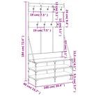Duurzaam houten kledingrek voor een opgeruimde kast - bruin eikenkleur / 1 - Kledingrekken & kastinrichting