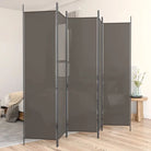 Duurzaam kamerscherm voor het verdelen van ruimtes en privacy - Antraciet / 250 x 220 cm / 5 - Kamerschermen