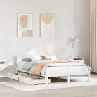 Duurzaam massief grenenhout bedframe voor een goede nachtrust - Wit / 140 x 190 cm - Bedden & bedframes