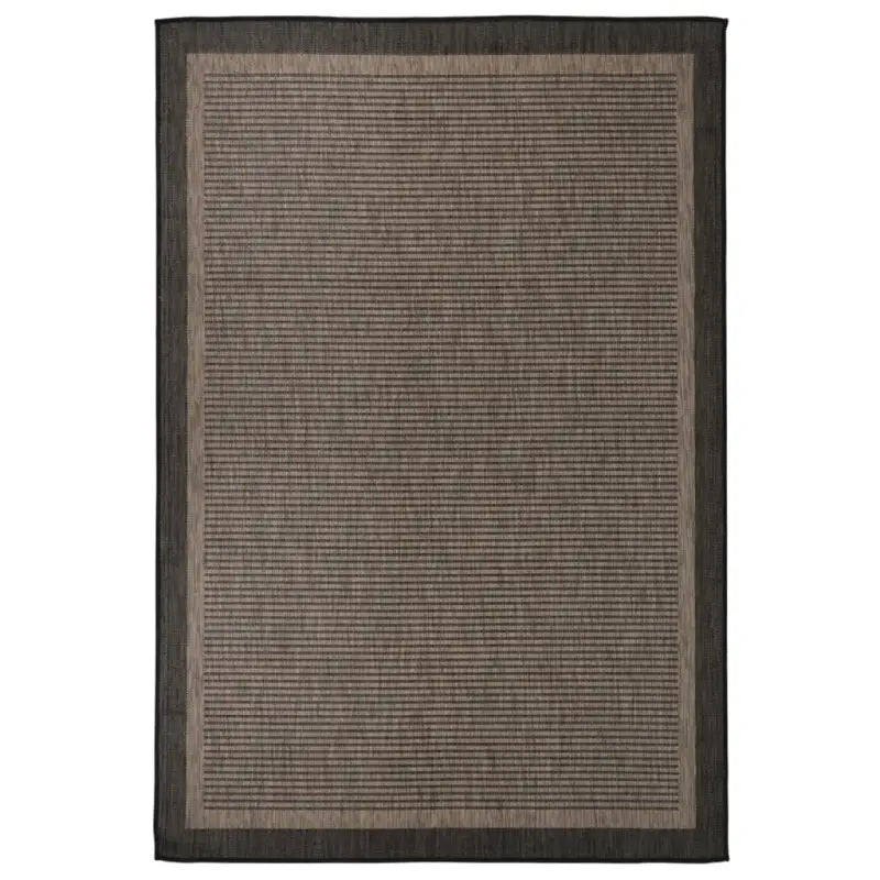 Duurzame buitenvloerkleden voor een beschermendemat in je tuin - Donkerbruin / 160 x 230 cm - Vloerkleden