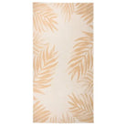 Duurzame buitenvloerkleden voor een beschermendemat in je tuin - Bladpatroon / 100 x 200 cm - Vloerkleden