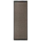Duurzame buitenvloerkleden voor een beschermendemat in je tuin - Donkerbruin / 80 x 250 cm - Vloerkleden